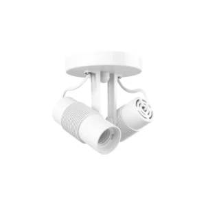 Spot Sobrepor Basic Avant para 2 Lâmpadas Branco