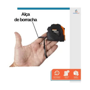 Trena Aço Emborrachada 5mx19mm Starfe - Imagem 6