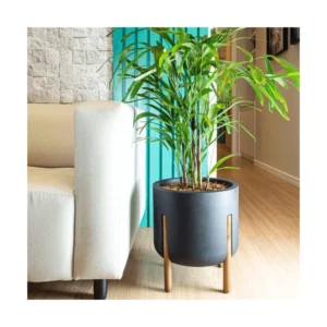 Vaso Cilindrico Decore 33 Chumbo - Imagem 2