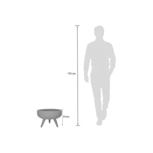 Bacia Redonda Decore 45 Marmore - Imagem 4