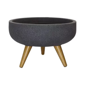 Bacia Redonda Decore 45 Grafite - Imagem 1