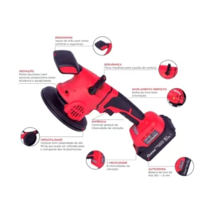 Maquina de Assentar Piso Ventosa Vibratoria para Porcelanato Cortag - Imagem 9