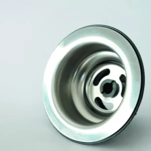 Válvula Americana em Inox para Pia Cuba Tanque 3.1/2" (puxador Plástico Cromado) - Imagem 3