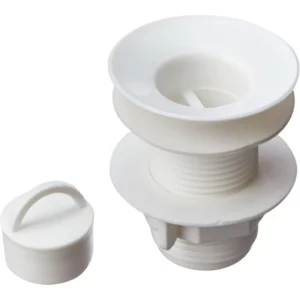 Primafer Pr7301 Válvula para Pia 7/8" Plástico, Branco - Imagem 2