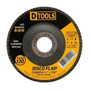 Disco Flap 4,5'' G120 Mister/dtools - Imagem 1