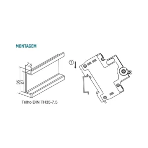 Disjuntor Monofasico 25a Tramontina - Imagem 3