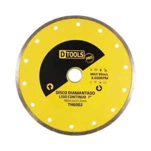 Disco Diamantado Liso 7'' Dtools - Imagem 1