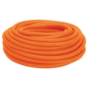 Mangueira Corrugada 1" Laranja (rolo C/25mt)