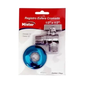 Registro Maquina de Lavar 1/2x3/4 C/1 Saida Metal - Imagem 1