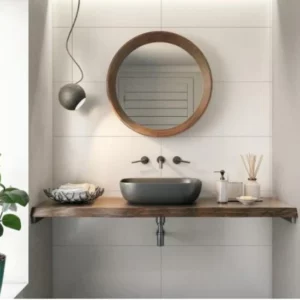 Azulejo 37,4 X 74,4 Branco Neve Plus Brilho Ret. a Cecafi Cx 1,95