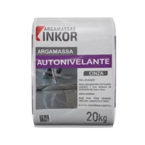 Massa Niveladora P/piso Vinilico Cinza Inkor 20kg