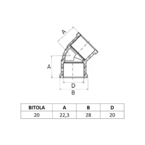 Joelho 45 Soldavel 20mm Amanco - Imagem 2