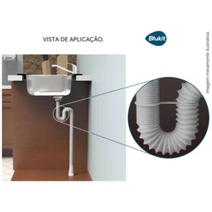 Sifao Sanf. Universal Longo (2 Metros) Blukit - Imagem 4