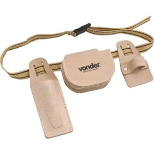 Cinto de Couro/nylon Marrom para Carpinteiro - Vonder - Imagem 3