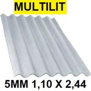 Telha Multilit 5mm 1,10 X 2,44 S/amianto - Imagem 1