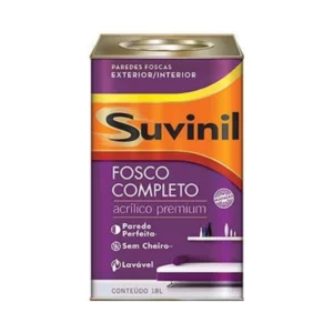Tinta Suvinil Toque Fosco Branco Neve 18l