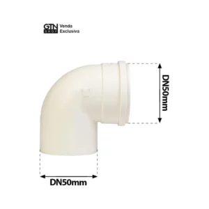 Joelho 90 Esg.  50mm Krona/akato/plastilit - Imagem 4