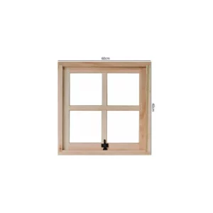 Janela de Madeira Maxim-ar 40x60cm com Caixilho 9,4cm Ewr - Imagem 3