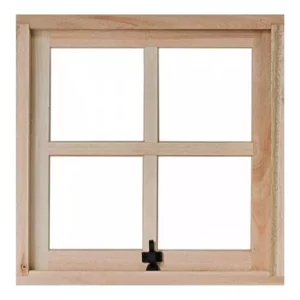 Janela de Madeira Maxim-ar 40x60cm com Caixilho 9,4cm Ewr
