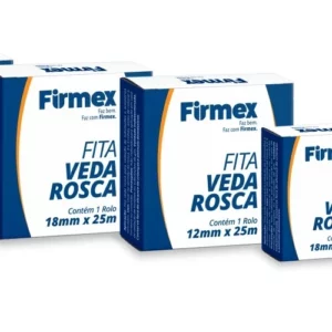 Fita Vedarosca 12mm X 10m Firmex - Imagem 1