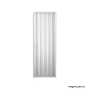 Porta Pvc Sanf.   70cm Branco Plasbil - Imagem 1