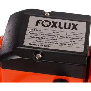 Bomba D'agua 1/2 Hp 220v Foxlux - Imagem 8