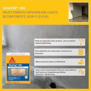 Sikatop 100 4kg - Imagem 3