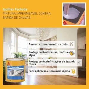 Sika Igolflex Fachada Branco 3,6l - Imagem 3