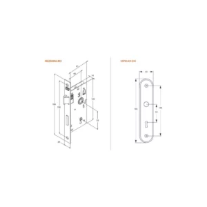 Fechad. Stam Int. 814/33 Preto Fosco Stam - Imagem 4