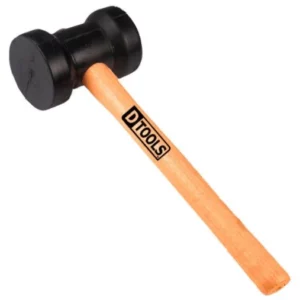 Marreta Borracha 40mm Preto Dtools - Imagem 1