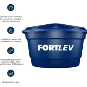 Reservatorio Plastico  500l Fortlev - Imagem 4
