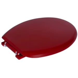 Assento Sanitário Oval Almofadado Bordô - Imagem 3