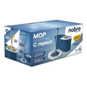 Conj. Mop Rotatorio Compact 9l Nobre