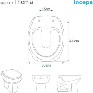 Assento Sicmol Thema Branco - Imagem 3