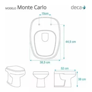 Assento Sicmol Monte Carlo Branco - Imagem 4