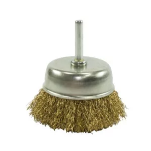 Escova Aco Copo 50mm Pino 1/4 Dtools