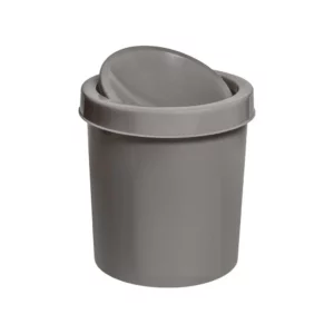 Lixeira Plast Cinza 4,3l Basc - Imagem 3