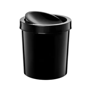 Lixeira Plast Preta 4,3l Basc - Imagem 6