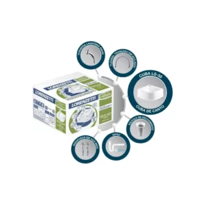 Combo Cuba Apoio/susp Canto Ls-50 C/ Torn Br Lorenzetti - Imagem 3