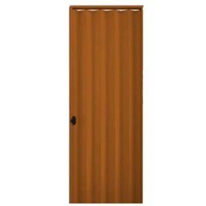 Porta Sanf.  100cm X 2,10m Pvc - Mogno*