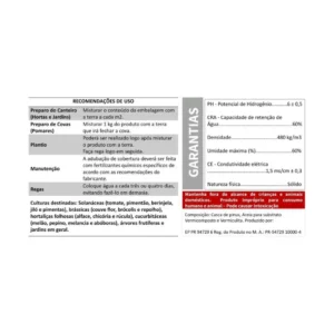 Substrato P/ Hortas, Pomares e Jardins 1,5 Kg Unica - Imagem 2