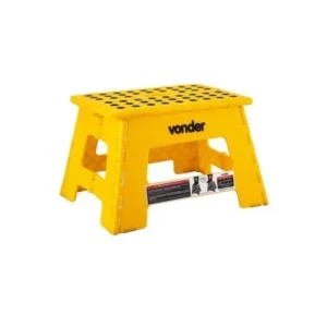 Banqueta Plast Dobr 220mm Amarela Vonder - Imagem 1