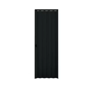 Porta Sanfonada Interna Plasbil Pvc Relevo Preto, 210 X 70 Cm