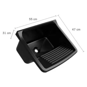 Tanque Plast.p/lavar Roupa 55x47x31 34l - Imagem 2