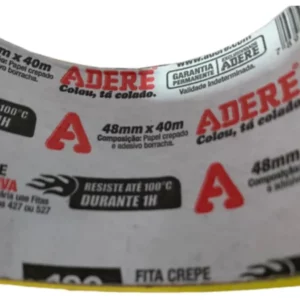 Fita Crepe Amarelo 48mmx40m - Imagem 4