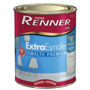 Renner Extra Esmalte Acetinado Branco 900ml - 2500.04
