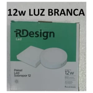 Rdesing Painel Led Quad Sob 6000k 12w 17cm - Imagem 1