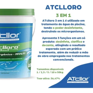 Cloro Multi 3 em 1 10kg Atcllor - Imagem 4