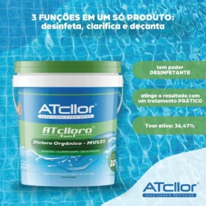 Cloro Multi 3 em 1 10kg Atcllor - Imagem 5