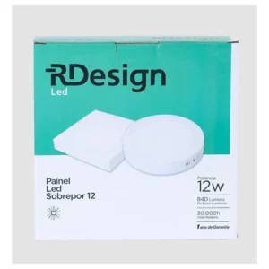 Rdesing Painel Led Red Sob 6000k 12w 17cm - Imagem 1